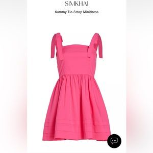 Never Worn All Mini SIMKHAI
Kammy Tie-Strap Minidress